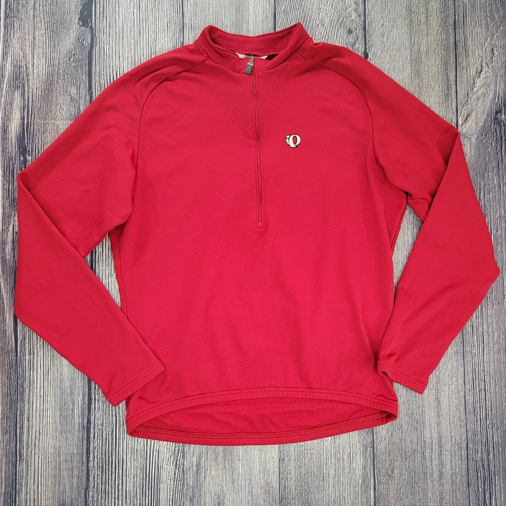 Pearl Izumi Red Long Sleeve Cycling Top